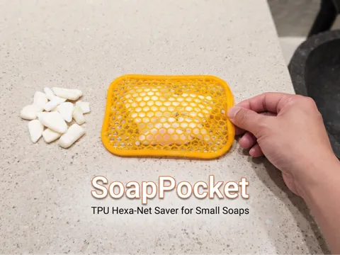 Letrero o emblema decorativo: Soap saving pocket — referencia de MakerWorld