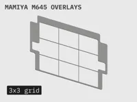 0,4mm nozzle, Mamiya 645 - 1000S - 3x3 Grid overlay