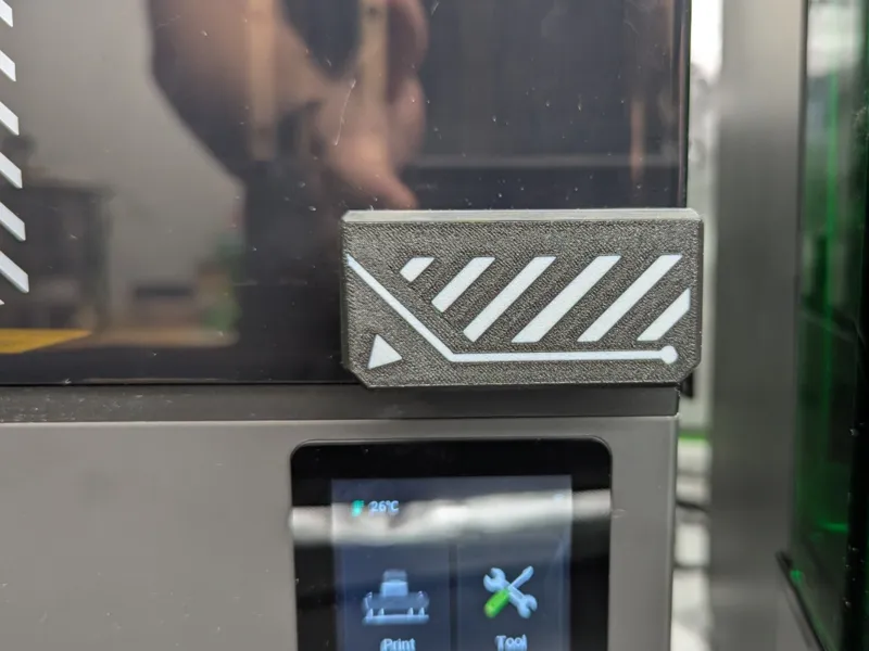 Handle for resin printer (Elegoo S4/Mars5 pattern)