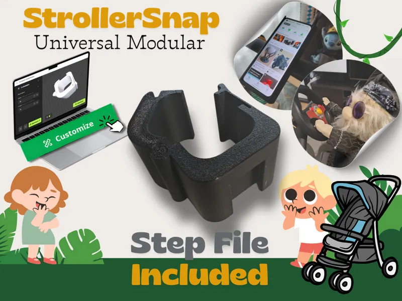 StrollerSnap Universal - Build Your Own Accessory