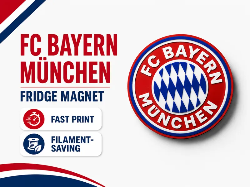 FC Bayern München Kühlschrankmagnet