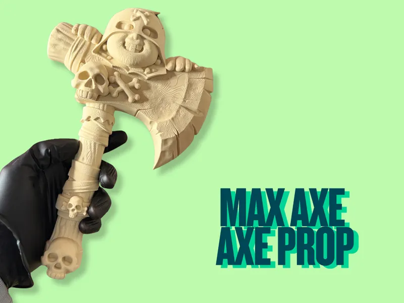 Garbage Pail Kids Inspired Max Axe Prop