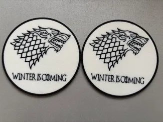 Winter is coming coaster, stark
