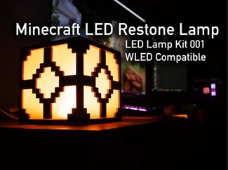 Minecraft Restone Lamp (LED Lamp Kit 001 & WLED)