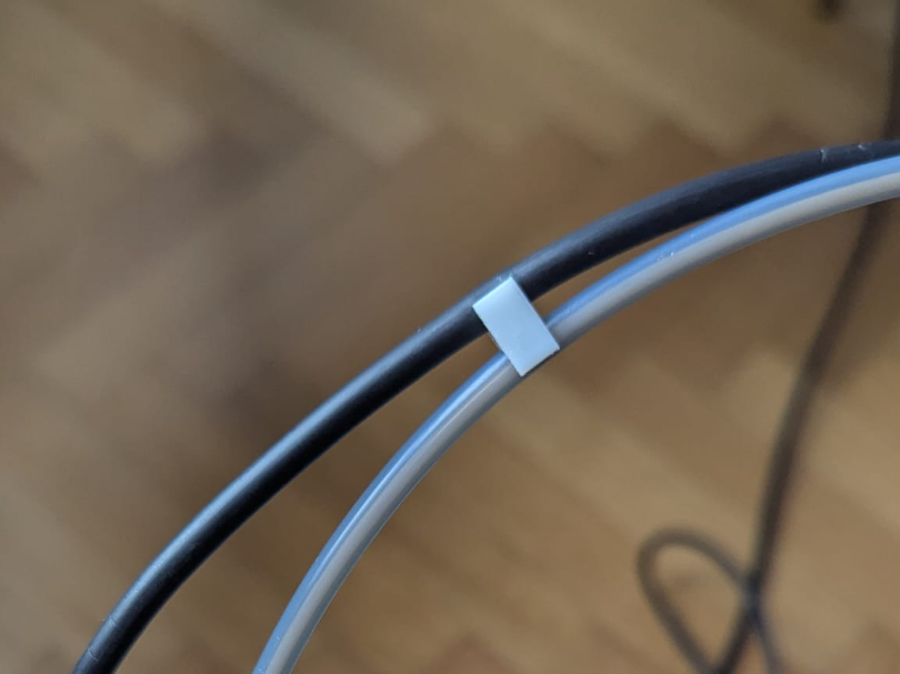 Dual Bowden Tube Holder (PETG) for A1 and A1 mini
