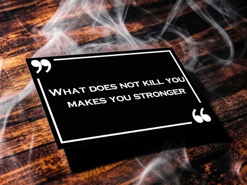 Empower Card  - What does not kill you makes you..