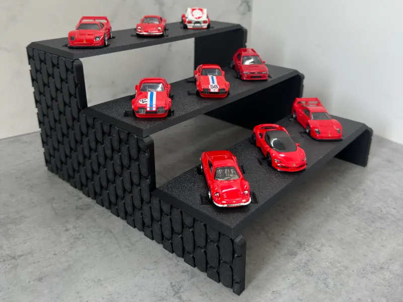 1/64 diecast cars riser display