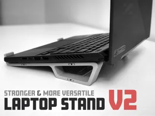 Laptop Stand V2 – Stronger & More Versatile
