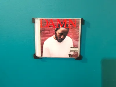 simple cd wall mount