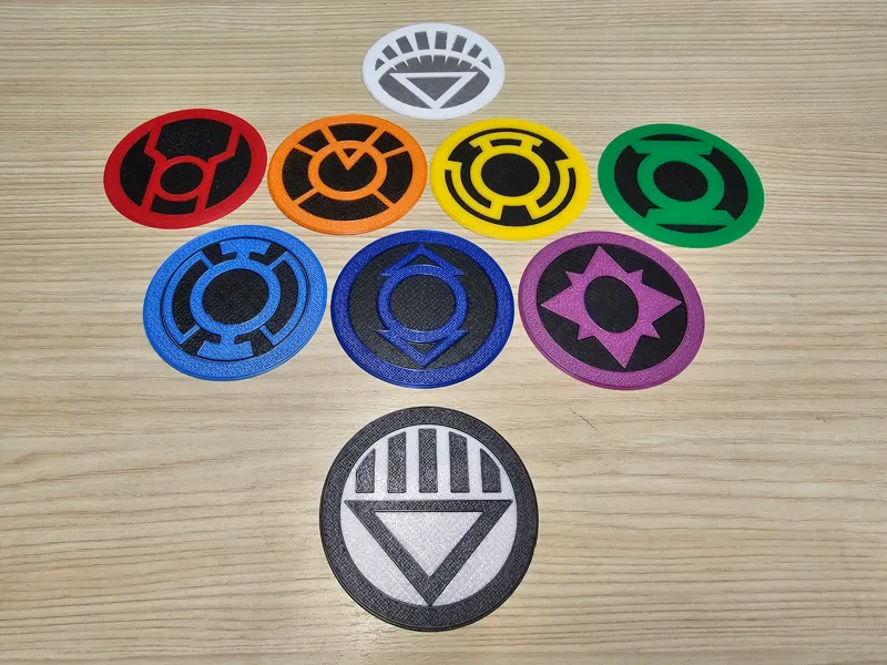 DC Darkest Night Coasters