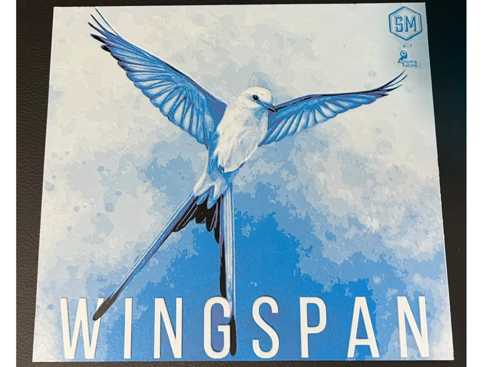 Board Game Art - Wingspan 220mm x 200mm - Free 3D Print Model - MakerWorld