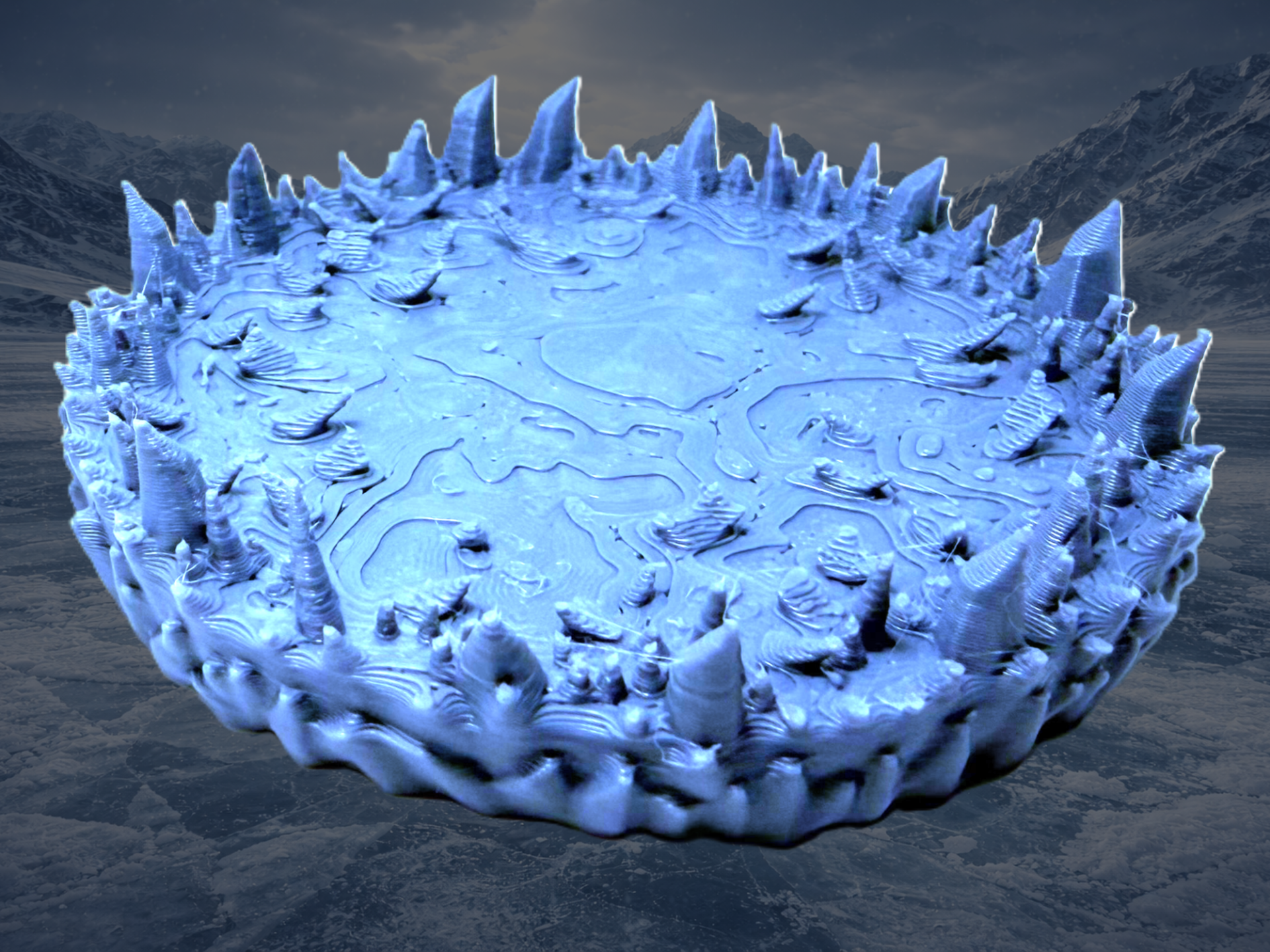 Frozen Shard Base Platform Stand