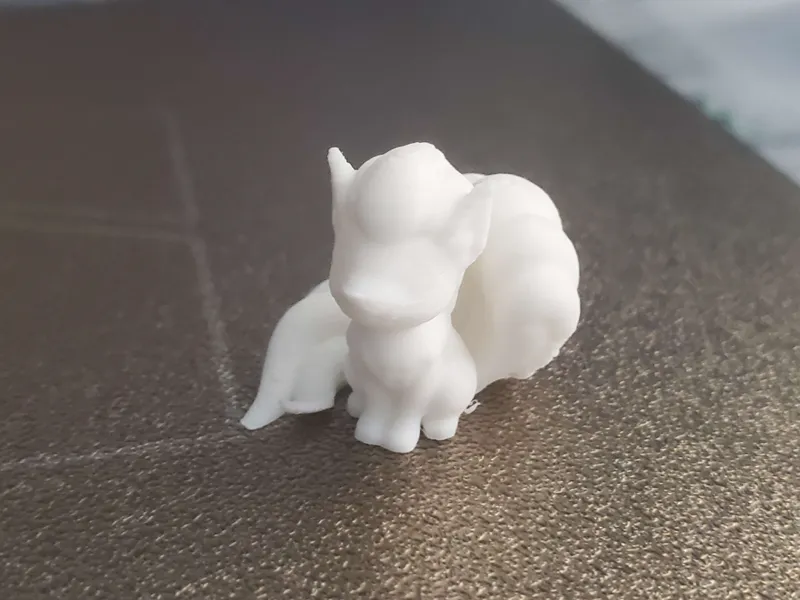 Tiny Spirit Fox with 9 Tails