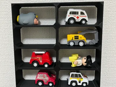 Mini Toy Car Display Shelf