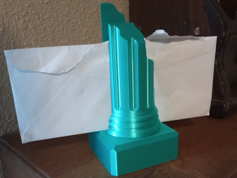 Greek Column Mail/Book Holder