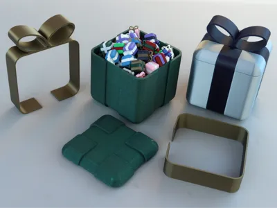 Christmas present box