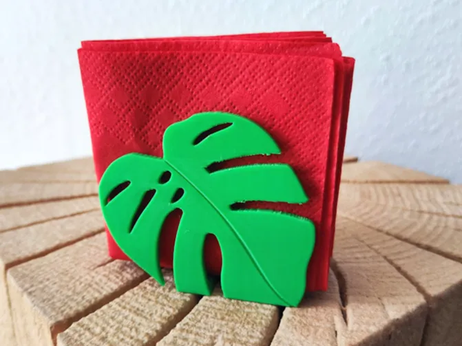 Monstera Napkin Holder
