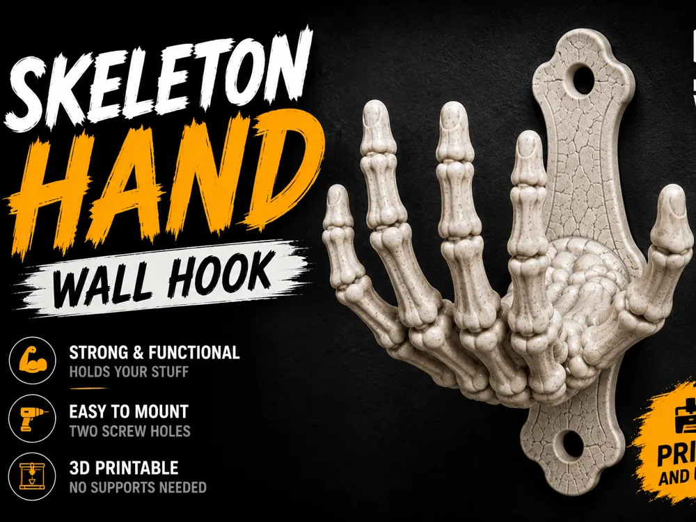 Accesorio para auriculares: keleton Hand Wall Hook Halloween Decor. Referencia del modelo original.