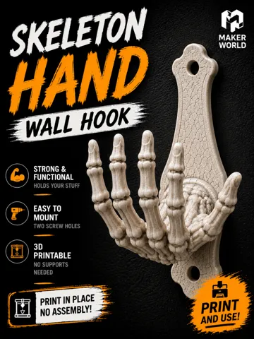 Accesorio para auriculares: keleton Hand Wall Hook Halloween Decor — vista de referencia 2