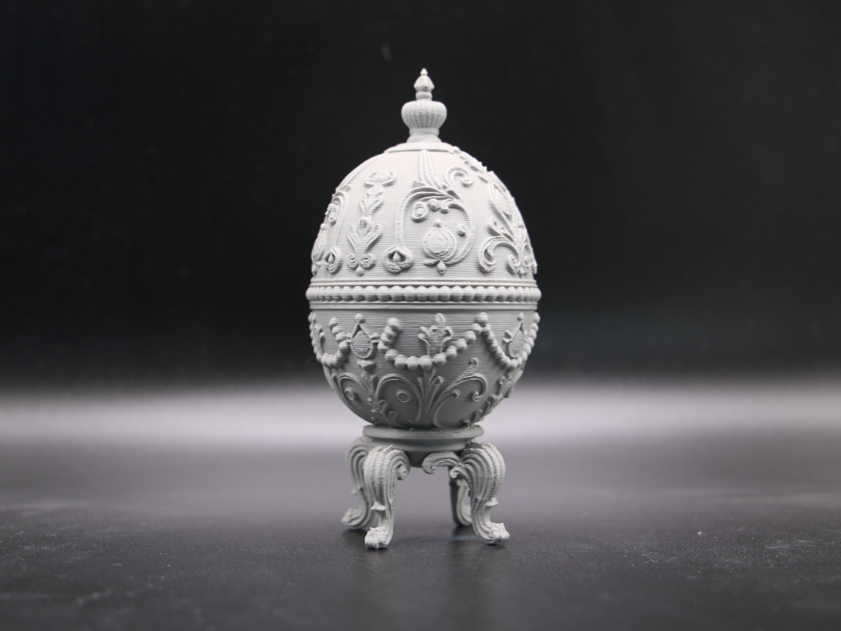 Imperial Ornamental Egg on Stand Luxury Decorative