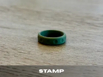 Letrero o emblema decorativo: Comfort Fit Rings - US/UK/EU Sizes - Quick Print — vista de referencia 4