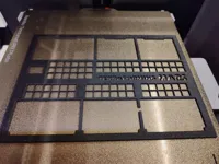 Topside board piece, printed upside down