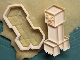 Minecraft Creeper Cookie Cutter