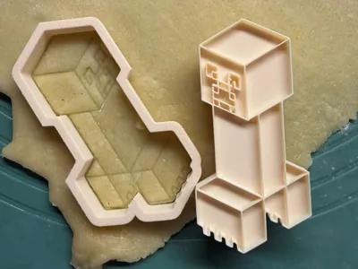 Minecraft Creeper Cookie Cutter