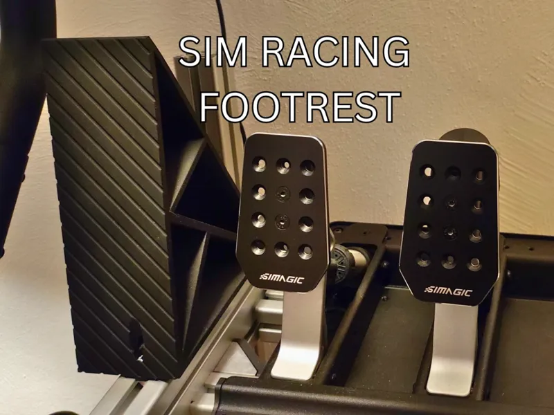 Sim Racing Footrest