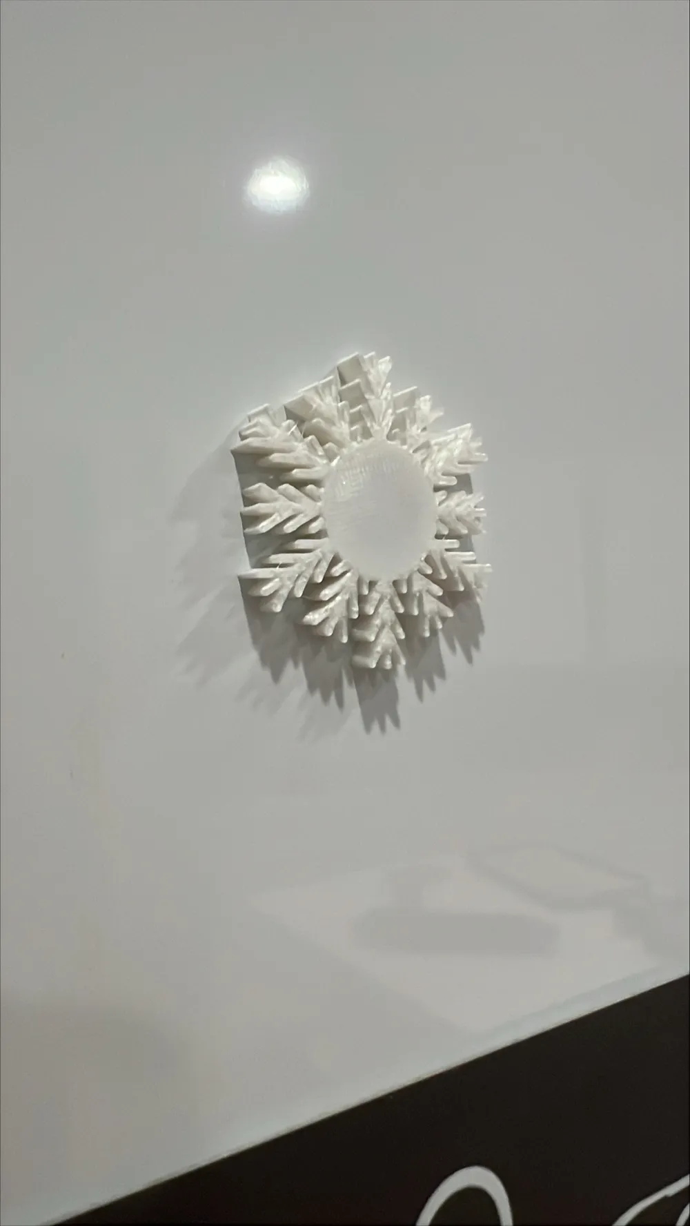 Snowflake Refrigerator Magnet by LEM MakerWorld: Download Free 3D Models