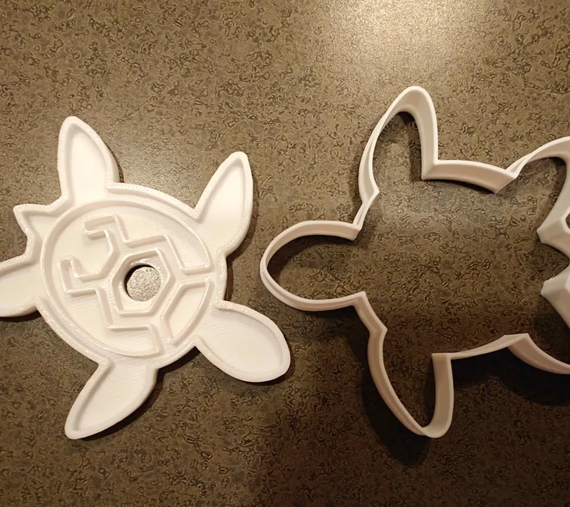 Sea Turtle Cookie Cutter and Stamp