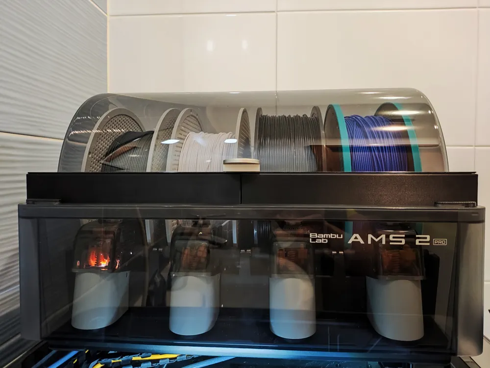 AMS Lid Riser for Bambu Lab AMS and AMS 2 Pro - Free 3D Print Model ...