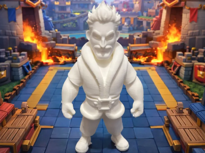 Eismagier – 3D-Druck Figur zum Selbstanmalen 