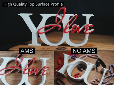 I Love You – Decorative Sign (AMS & Non-AMS)