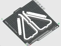 Sega Genesis Model 1 Display Stand Set V2 - 20mm wide legs