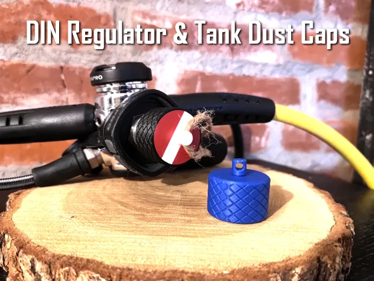 DIN SCUBA Regulator & DIN SCUBA Tank Dust Caps