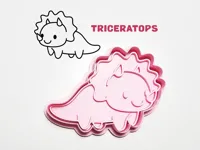 Emporte-pièce tampon tricératops — photo 1