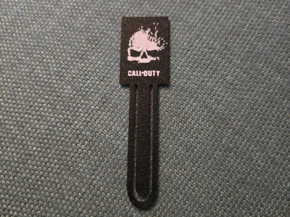 Call of Duty COD Child Design Bookmark - Free 3D Print Model - MakerWorld