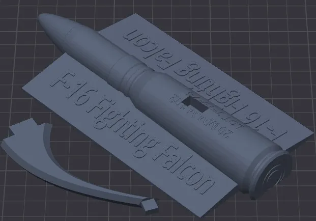 F-16 model display stand