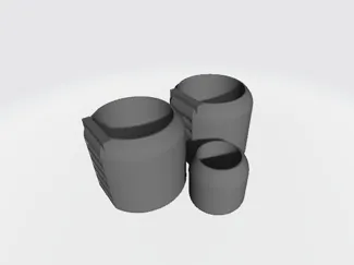 BMW K100 center stand and side stand covers