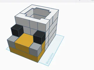 cubo de pollo/gallina de minecraft