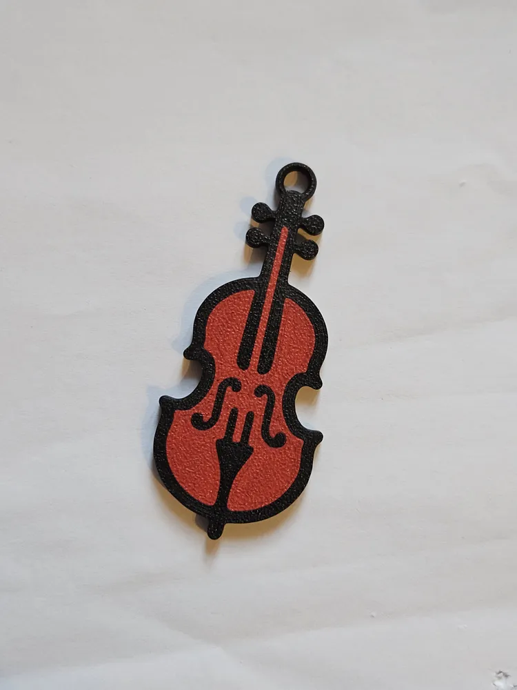 cello keychain - Free 3D Print Model - MakerWorld