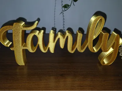 Family sign home decor