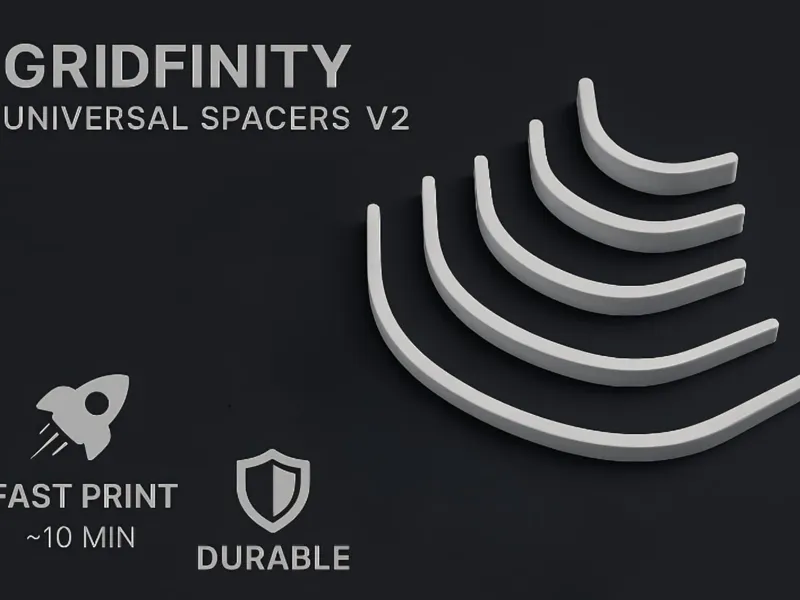 Gridfinity Universal base Spacers V2