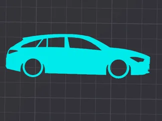 Mercedes CLA Shooting Brake - keychain