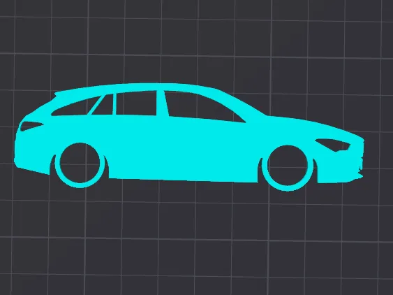 Mercedes CLA Shooting Brake - keychain