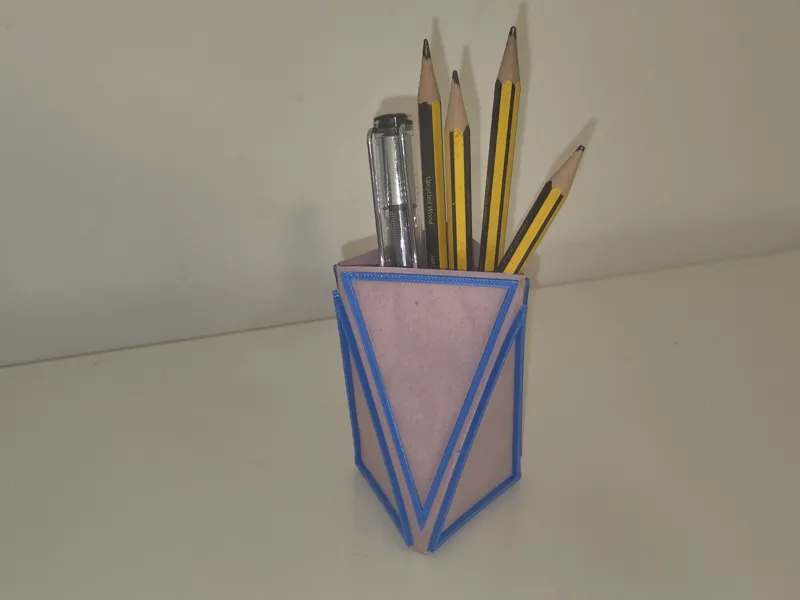 Low Filament Pencil Holder – Print-on-Paper Design