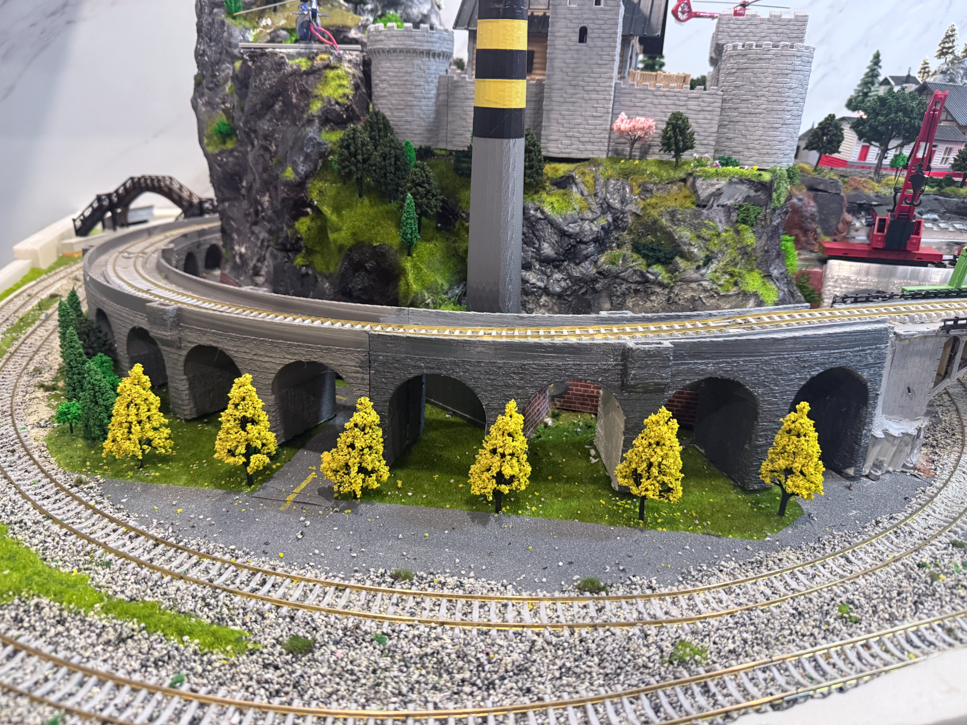 HO OO Glenfinnan Viaduct 1/87比例火车格伦菲南高架桥 哈利波特桥