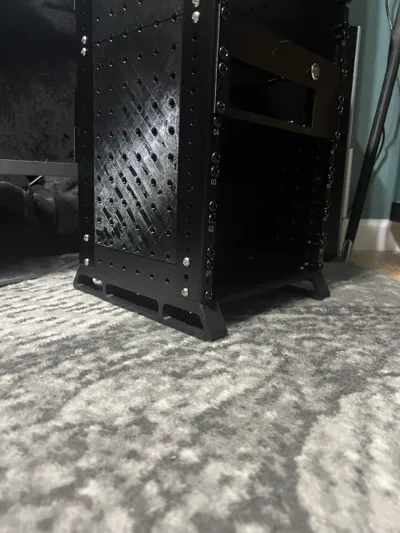 3d 12u Rack 10 inch Server Rack (12u RackPath) by WallyFab MakerWorld: Download ...