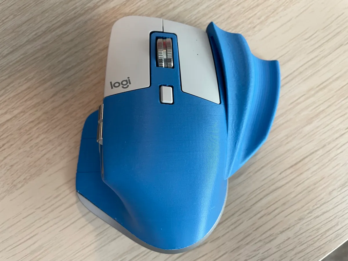 Logitech MX Master 3 and 3S Shell with Finger Rest - Free 3D Print ...